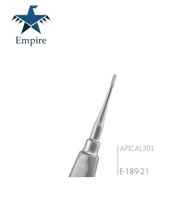 Empire's German Stainless Dental Root Surgery Elevator Apical Root Elevator - New Exclusive Handle Easy Grip - EmpireMedical 