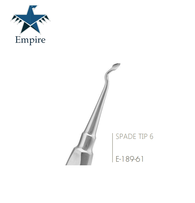 Empire's German Stainless Dental Root Surgery Elevator Spade Tip Root Elevator - New Exclusive Handle Easy Grip - EmpireMedical 