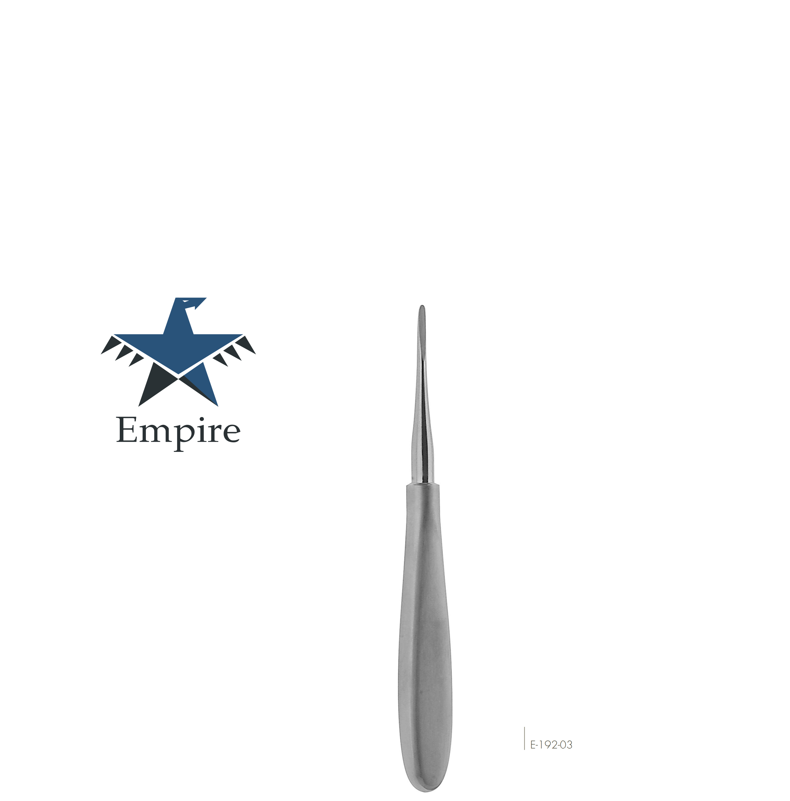 Empire's German Stainless Dental Root Surgery Elevator - Warwick James Elevator - EmpireMedical 