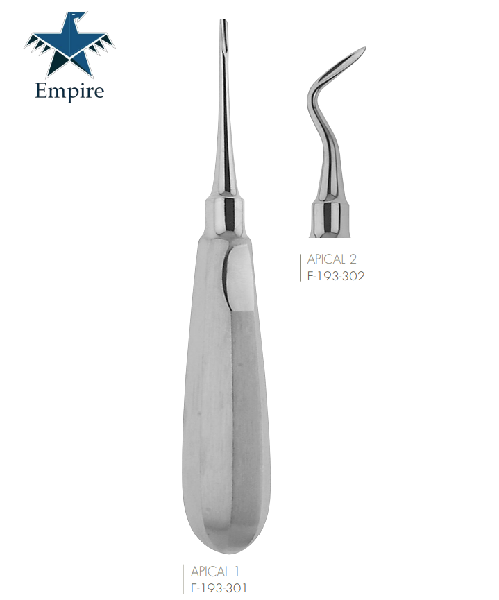 Empire's German Stainless Dental Root Surgery Elevator - Apical Root Elevator - EmpireMedical 