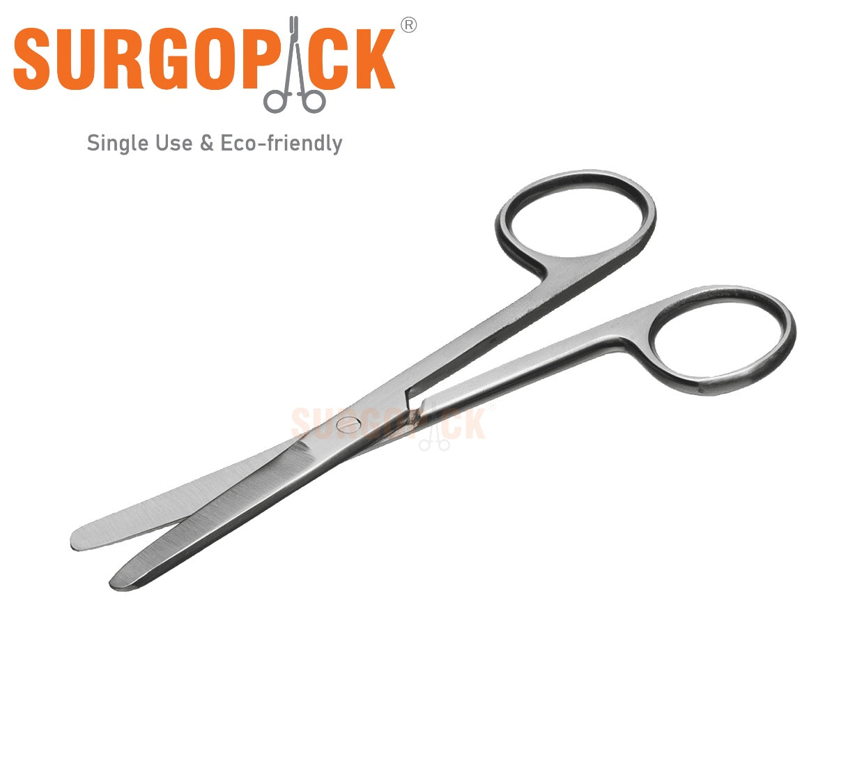 Box 50 Surgopack® Sterile Single Use Dressing Scissors Blunt Blunt 13cm / 5" Individually Packed - EmpireMedical 