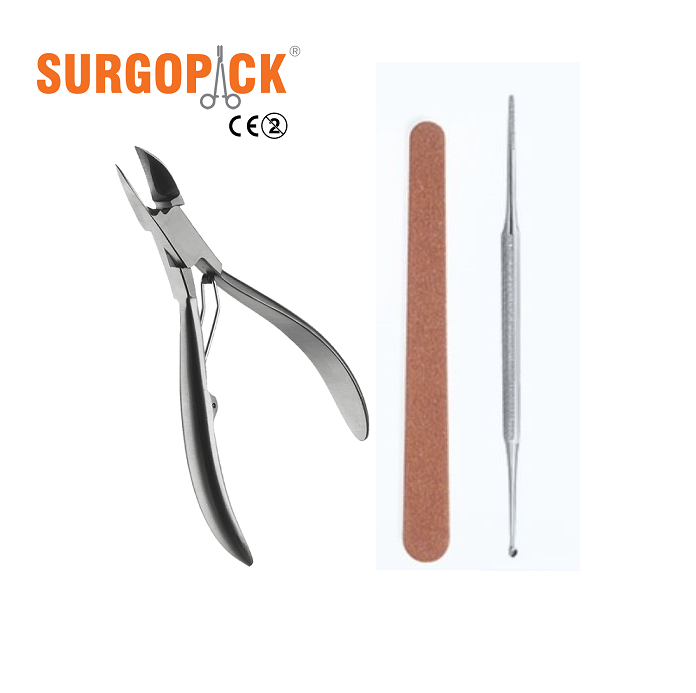 Box 20 Surgopack® Sterile Single Use Podiatry Assistants Emery Pack Individually Packed - Surgical instruments company